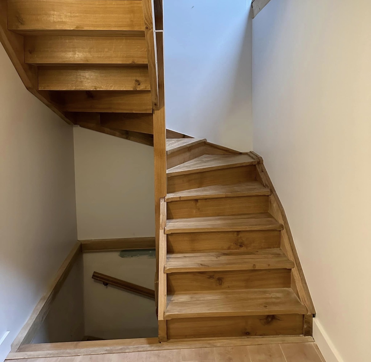 escalier quart tournant